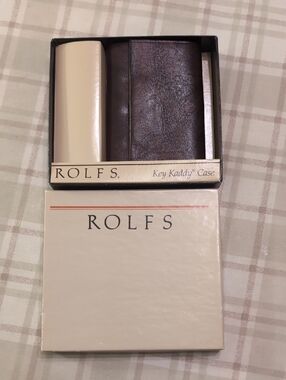 Rolfs Brown Leather Key Kaddy Case